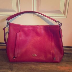 - Perfect red Coach Chaise crossbody bag